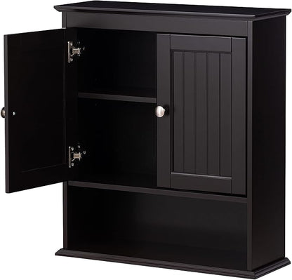 Spirich Bathroom Cabinet Wall Mounted, Wood Hanging Cabinets - Image 4