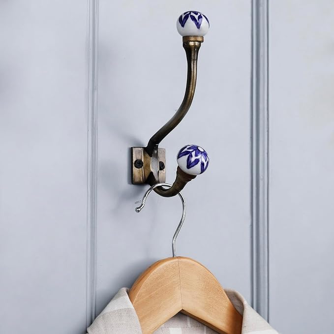 IndianShelf 44Lb. 6 Pieces Heavy Duty Decorative Double Hooks - Image 7