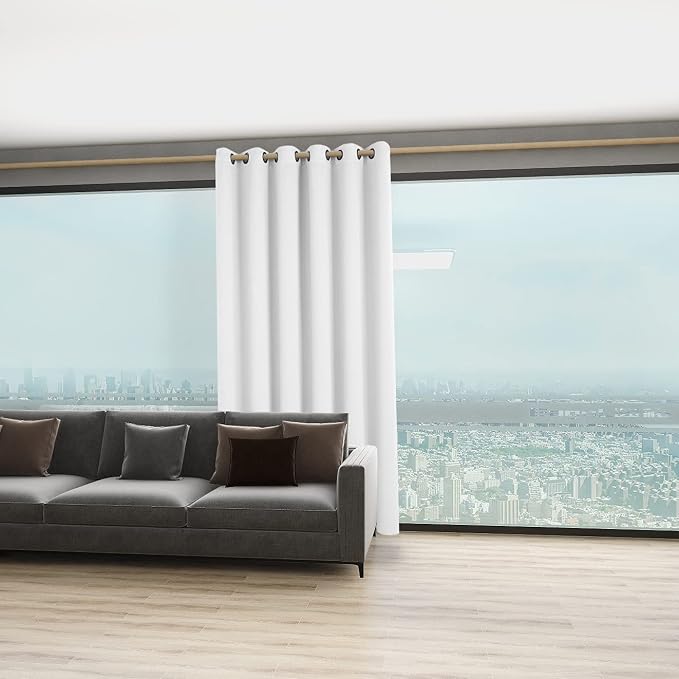 BONZER Room Divider Curtain Screen Partitions Light Reducing Wide Blackout - Image 4