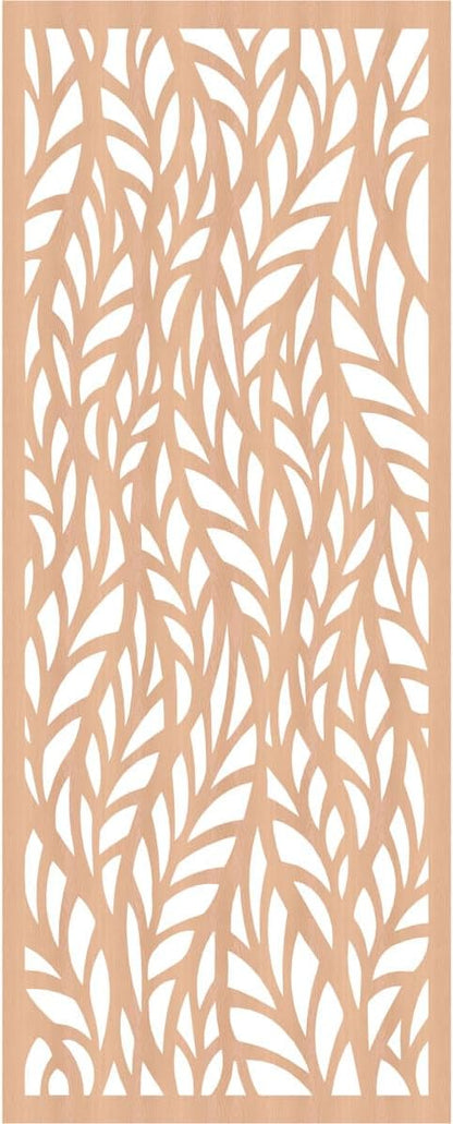 23 3/8"W x 59 3/8"H x 1/4"T Ortonville Decorative Fretwork Wood Wall Panels - Image 2