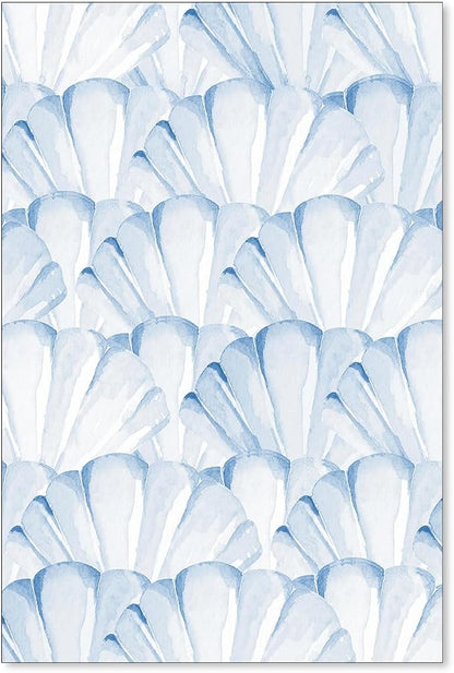 Light Blue Shell Poster Vintage Coastal Cowgirl Wall Art Modern Fashion Preppy by Unknown