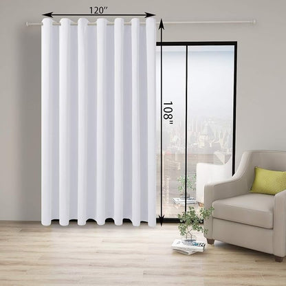 BONZER Extra Wide Room Divider Curtain Screen Partitions Total Privacy Wall - Image 4