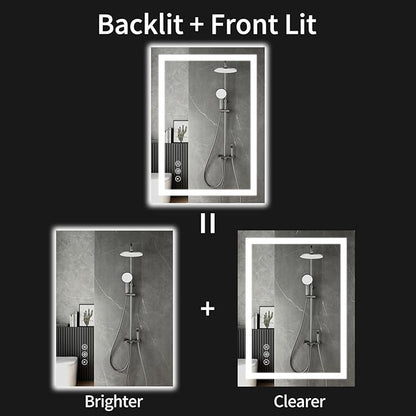 40"x32" LED Bathroom Mirror - Image 2