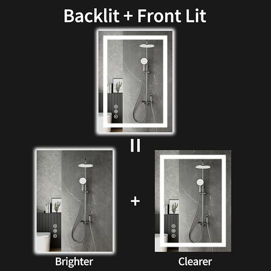 30"x36" LED Bathroom Mirror - Image 2
