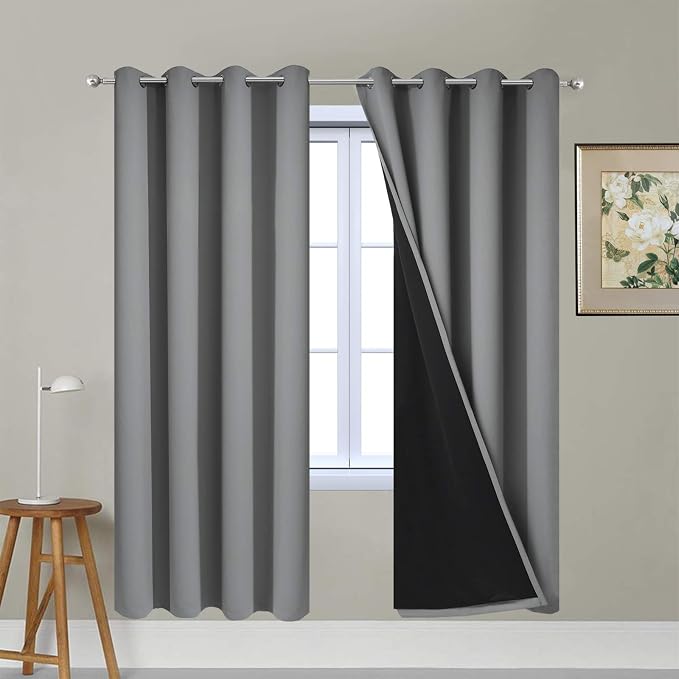 Yakamok Gray Full Shading Curtain Panels by Yakamok