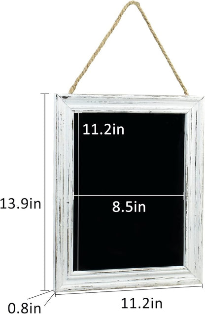 SANY DAYO HOME Rustic Wall Hanging Magnetic Chalkboard Signs 14 x 11 inches - Image 3