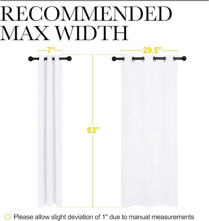 NICETOWN Draperies Curtains Panels, Blocking Out 50% Sunlight Window Treatment - Image 2