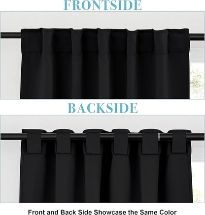 RYB HOME Blackout Curtains for Bedroom, Privacy Thermal Insulating Window - Image 6