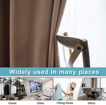 RYB HOME Room Divider Blackout Curtains, Thermal Insulated Sound Blocking - Image 3