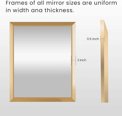 Amorho 50x36 Inch Bathroom Mirror, Wall-Mounted Mirrors Perfect - Image 5