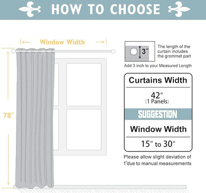 ChrisDowa Blackout Curtains 78 inches Long - Image 7