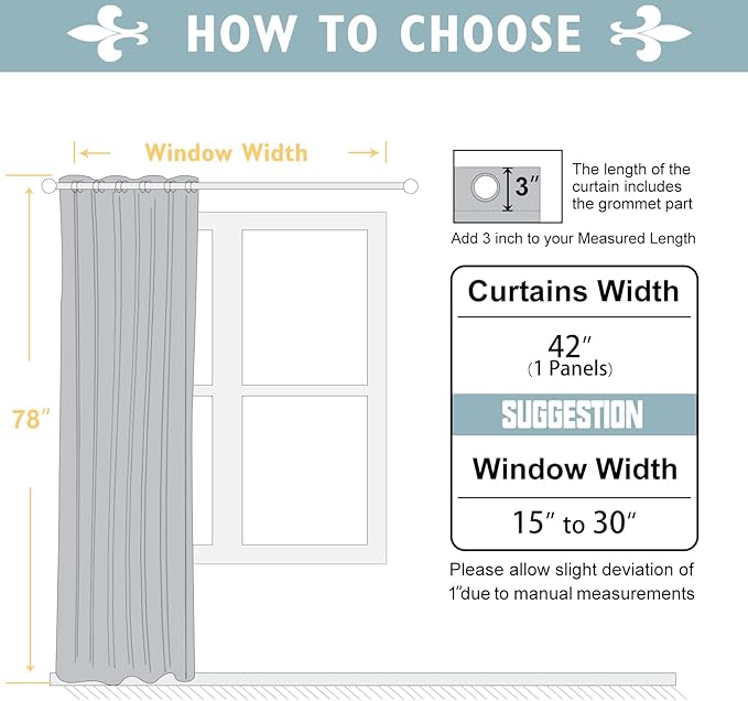 ChrisDowa Blackout Curtains 78 inches Long - Image 5