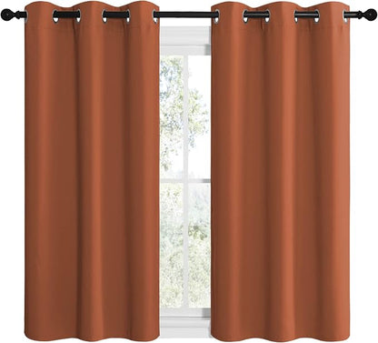 NICETOWN Bedroom Curtains 50 inches Long, Privacy and Thermal Insulated - Image 2