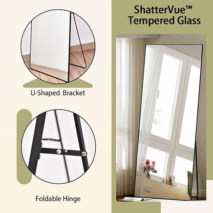BEAUTYPEAK Full Length Mirror, Bedroom - Image 3