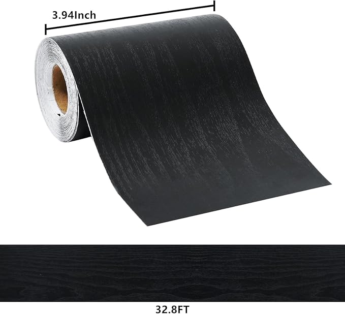 DESOMINOR 32FT Peel &Stick Wood Grain Wallpaper Border Removable Waterproof - Image 6