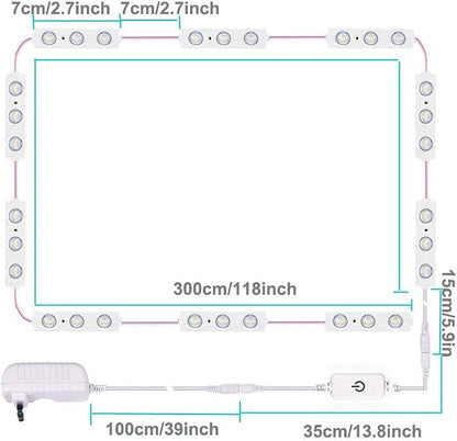 Led Vanity Mirror Lights, Hollywood Style Vanity Make Up Light, 10ft Ultra - Image 3