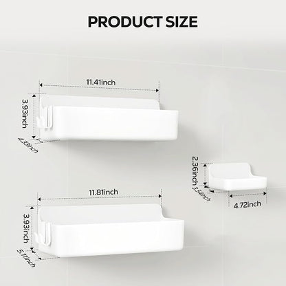 Nieifi Adhesive Wall Shelf, Shower Shelves, Shower Organizer - Image 2