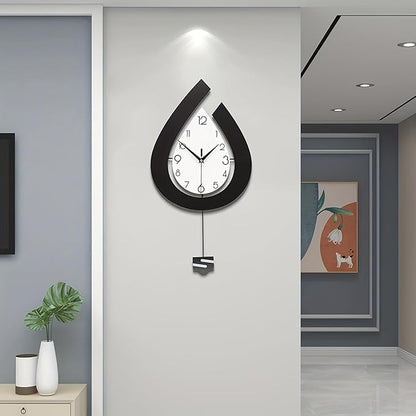 Large Wall Clock for Living Room Decor Big Pendulum Modern Wall Clock Silent by JTWALCLOCK