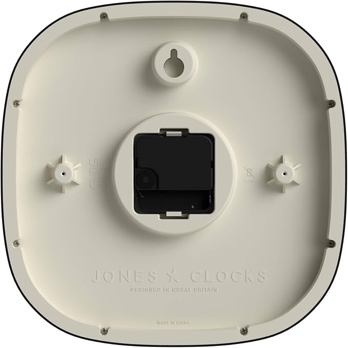 JONES CLOCKS® Sprite wall Clock | Modern Retro Rounded Square Clock | 10 inch | - Image 7