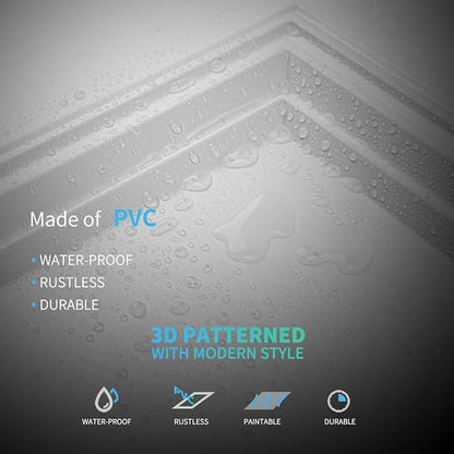 Art3d 12-Pack Drop Relief Ceiling Tiles - Image 3