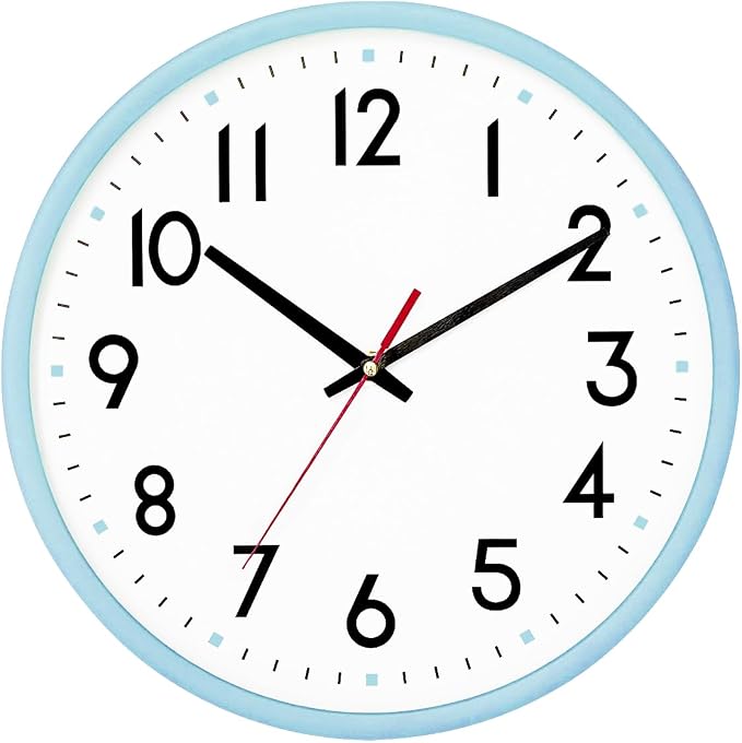 HZDHCLH Wall Clock Silent Wall Clocks Battery Operated 8 Inch Modern Non by HZDHCLH