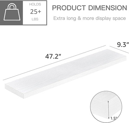 QEEIG Floating Shelves for Wall 47.2" Extra Long - Image 3