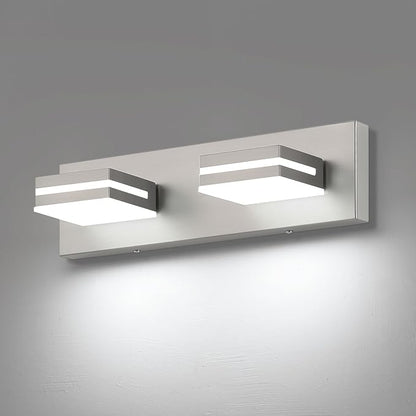SineRise LED Modern Bathroom Vanity Light Fixtures, Brushed Nickel Modern by SINERISELIGHTING