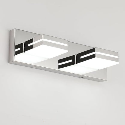 SineRise LED Modern Bathroom Vanity Light Fixtures, Chrome Modern Acrylic by SINERISELIGHTING