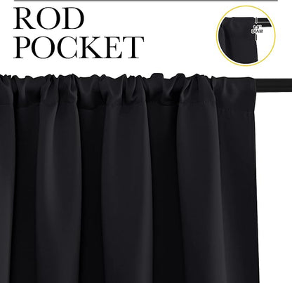 NICETOWN Black Out Curtain Panels - Image 2