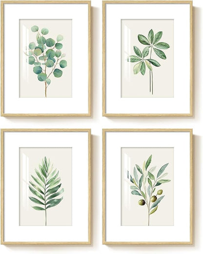 Framed Sage Green Botanical Wall Art - Image 8