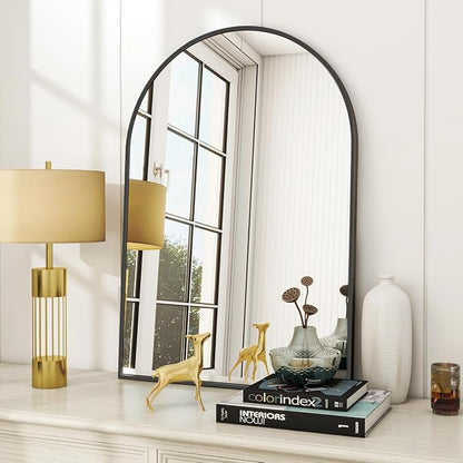 VooBang Arched Wall Mirror, 24 x 36 inch Arch Bathroom Mirror, Wall Mounted by VooBang