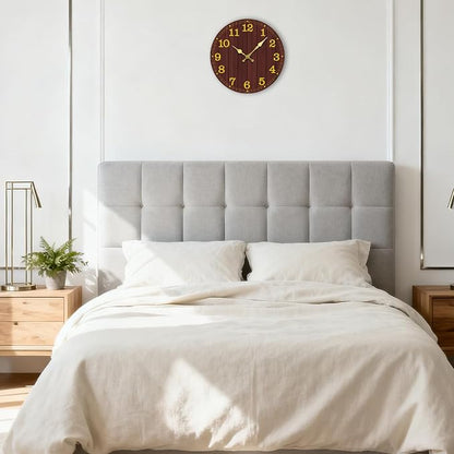 Wall Clock, Modern Wall Clocks Battery Operated, Silent Non Ticking Rustic - Image 9