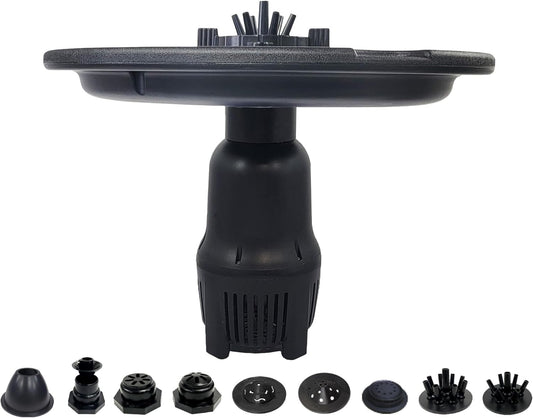HALF OFF PONDS Floating Fountain – 1 HP Pond Aerator, 100' Cord – 15,000 GPH Water Pump – 13 Spray Patterns – Energy-Efficient for Large Ponds, Lakes & Water Gardens