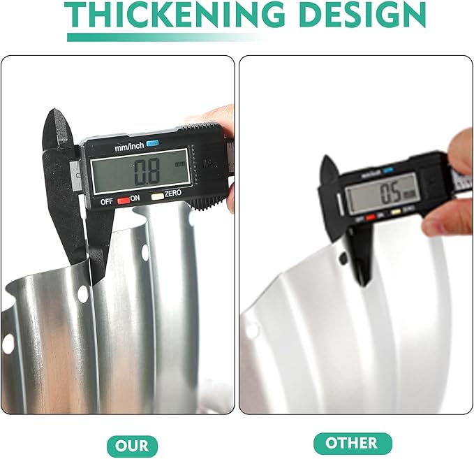 48 Inch Diameter Silver Galvanized Garden Raised Bed/Plant Box/Fire Pit Ring-0.8mm Thick,12 Inch Tall,Crimped Edge and Corner,No Sharpe,Perfect for Plantings (4FT Diameter, Round)