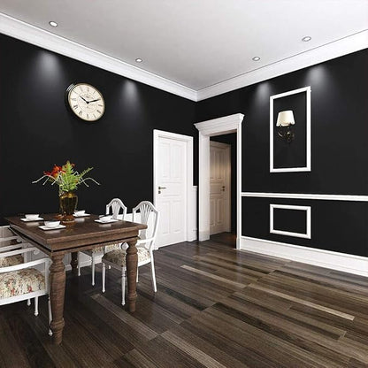 practicalWs 15.7" x 236.2" Black Wallpaper Self Adhesive and Removable Peel and - Image 3