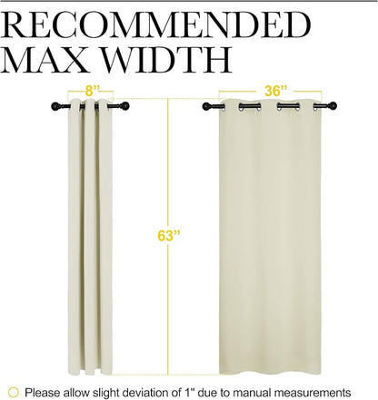 NICETOWN Kitchen Curtains for Decoration, Thermal Insulated Grommet Room - Image 6