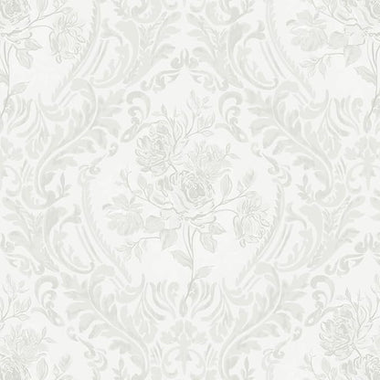 Ismoon Peel and Stick Wallpaper Vintage Floral Contact Paper Boho White and by Ismoon