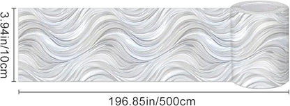HOMETITUTE Wallpaper Border Peel and Stick Decorative Wall Trim Self Adhesive - Image 3