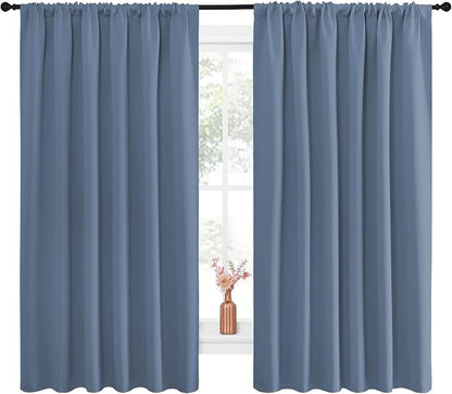 NICETOWN Blackout Curtains for Bedroom, Window Treatment Energy Saving Thermal - Image 2