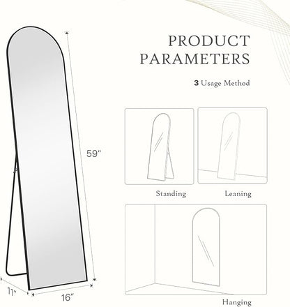 Mirror Full Length, Upgraded Body Wall Mirrors - Image 2
