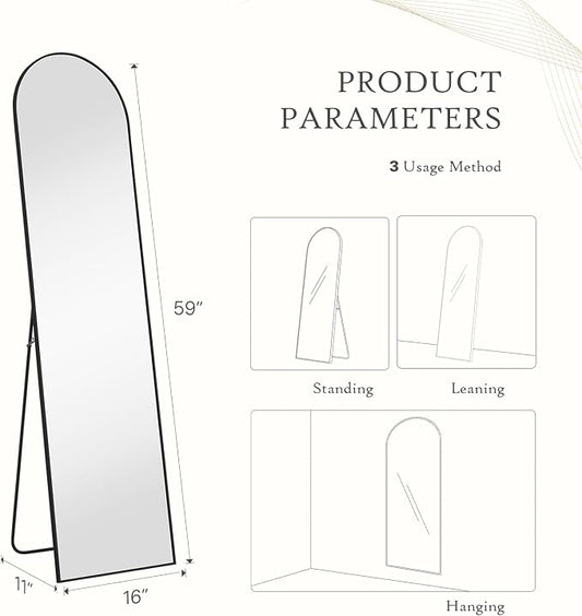 Mirror Full Length, Upgraded Body Wall Mirrors - Image 2