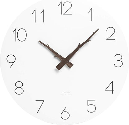 mooas Flatwood Twig Wall Clock by mooas