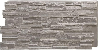 EverStone Cascade Faux Stone Panel, 48 5/8"W x 24 3/4"H x 1 1/4"D by EkenaMillwork