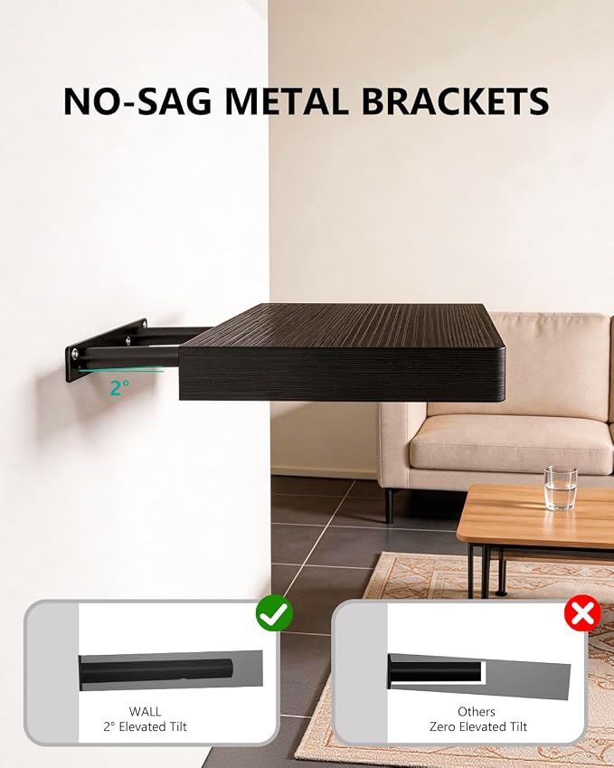 WALI Floating Shelves for Wall, 1 Tier Bathroom Storage Shelf Over Toilet - Image 4