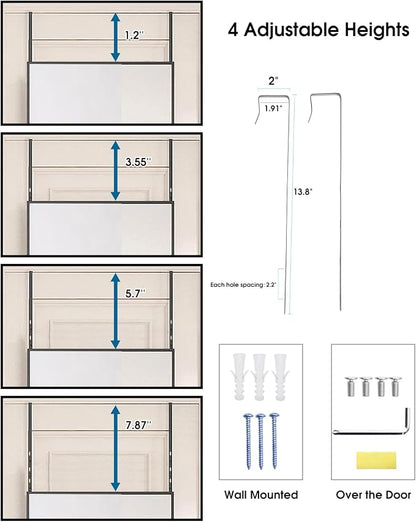 NEARBYSD 48"x 14" Door Mirror, Full Length Mirror Wall Mounted, Over The Door - Image 4