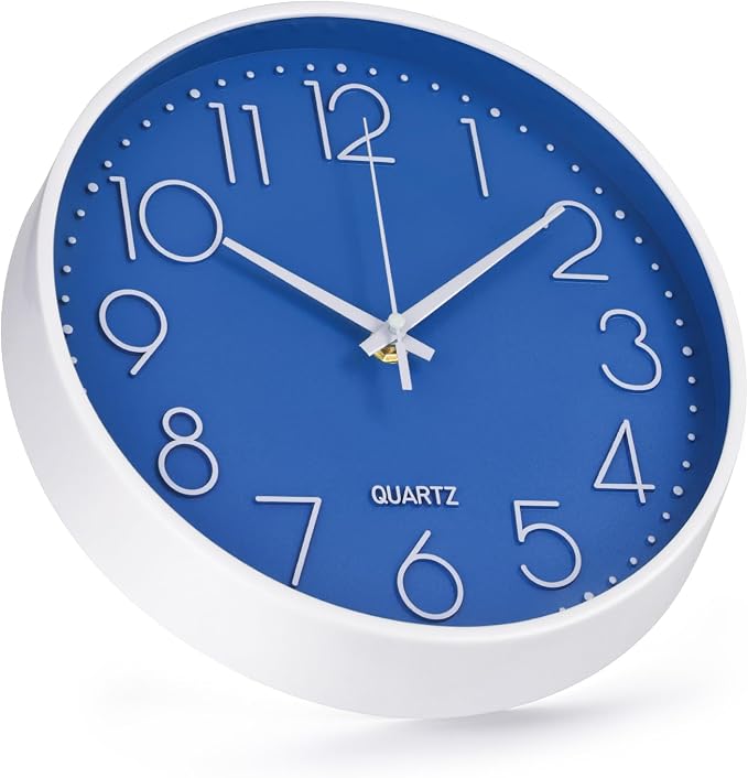 Wall Clock Non-Ticking Silent Modern Simple Style Round Decor Clock - Image 2