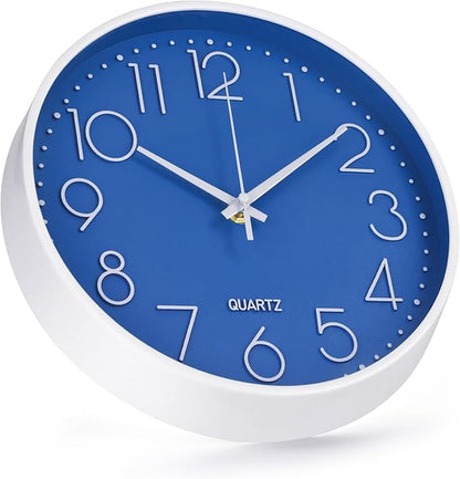 Wall Clock Non-Ticking Silent Modern Simple Style Round Decor Clock - Image 2