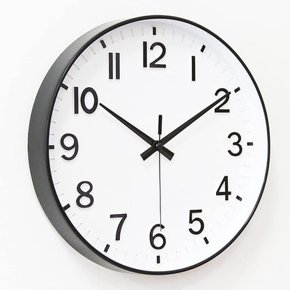 HZDHCLH White Analog Wall Clocks Battery Operated, 12 inch Silent Non Ticking - Image 3