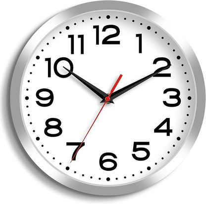 Roymnie Wall Clock Silent Non-Ticking Modern Clock Battery Operated 10 Inch by Unknown
