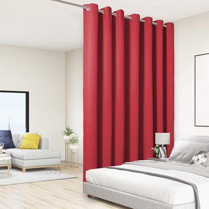 BONZER Wide Room Divider Black Curtain Total Privacy Wall Room Darkening by Bonzer
